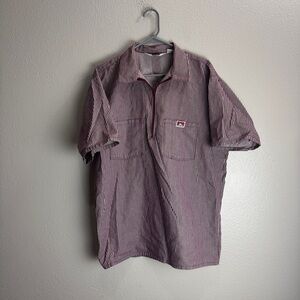 Ben Davis Vintage 1/4 Zipper Shirt Size Large
